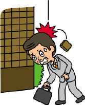 仕事の結果による事故